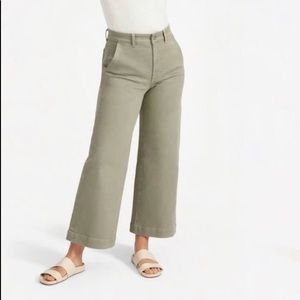 NWT Everlane Wide Leg Crop Pant